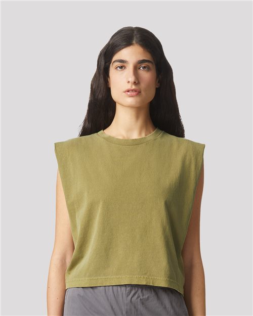 American Apparel 307GD Women's Garment-Dyed Heavyweight Muscle Tee