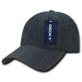 Decky 117 6 Panel Low Profile Relaxed Denim Dad Hat