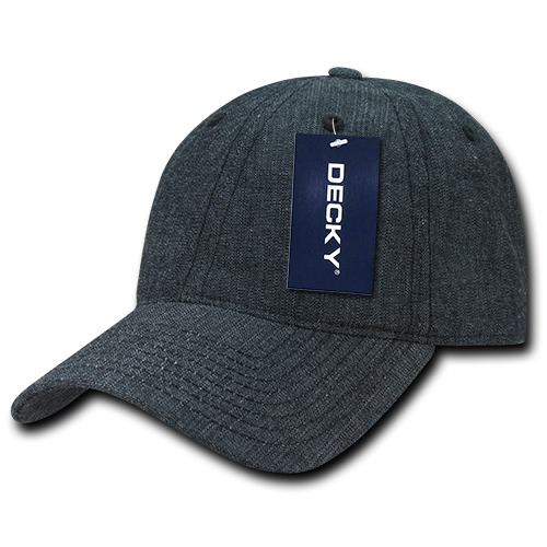 Decky 117 6 Panel Low Profile Relaxed Denim Dad Hat