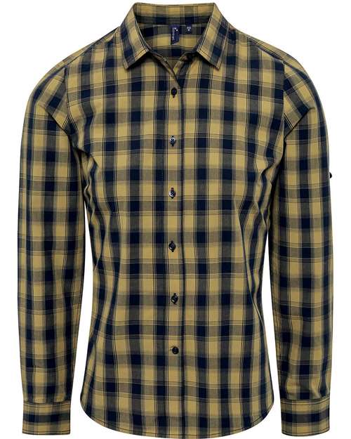 Artisan Collection by Reprime RP350 Women's Mulligan Check Cotton Dress Shirt