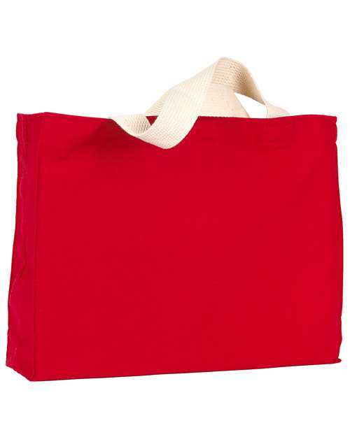 Bayside BA750 USA-Made Canvas Medium Gusset Tote Bag