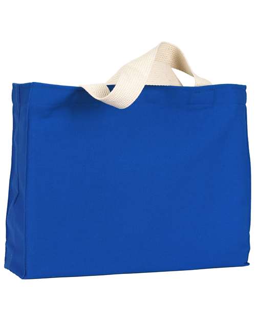 Bayside BA750 USA-Made Canvas Medium Gusset Tote Bag