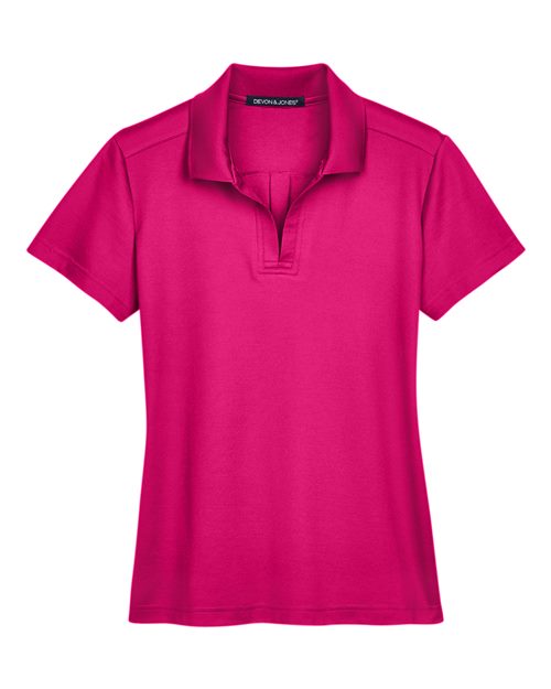 Devon & Jones DG20W Women's CrownLux Performance® Plaited Polo
