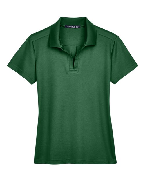 Devon & Jones DG20W Women's CrownLux Performance® Plaited Polo