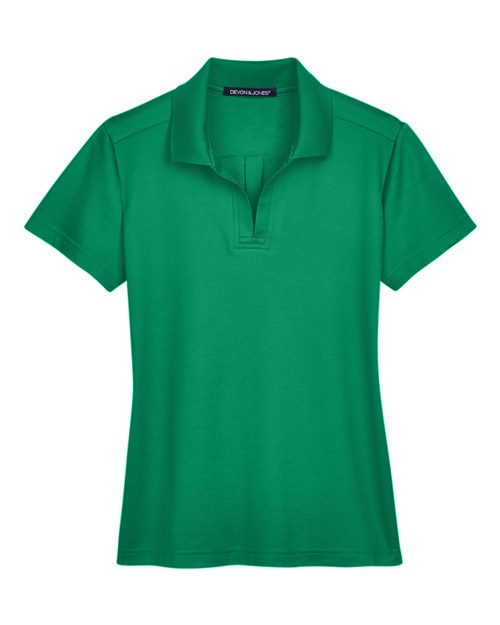 Devon & Jones DG20W Women's CrownLux Performance® Plaited Polo