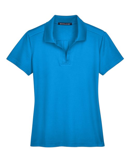 Devon & Jones DG20W Women's CrownLux Performance® Plaited Polo