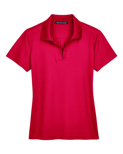 Devon & Jones DG20W Women's CrownLux Performance® Plaited Polo