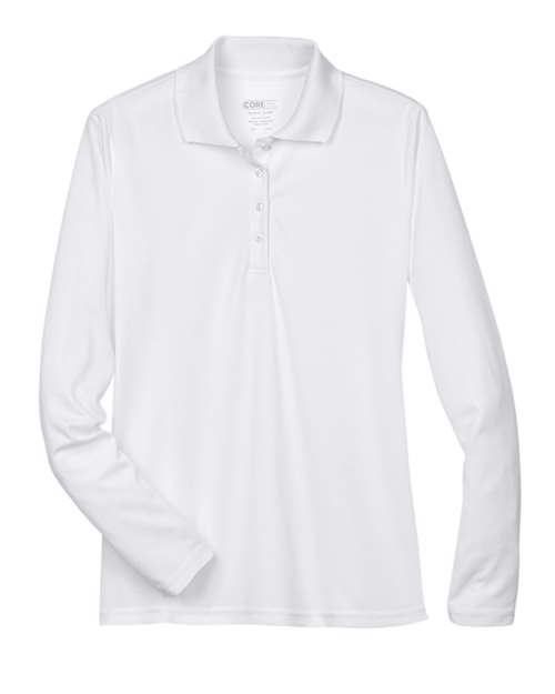 CORE365 78192 Women's Pinnacle Performance Long Sleeve Piqué Polo