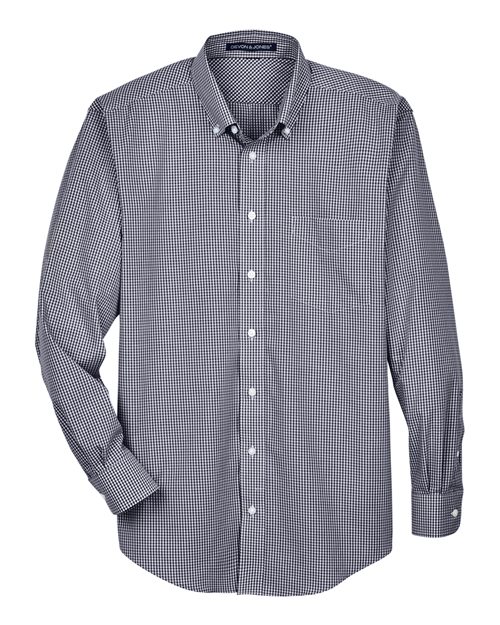 Devon & Jones D640 Men's Crown Collection® Gingham Check Woven Dress Shirt