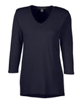 Devon & Jones DP184W Women's Perfect Fit™ Bracelet-Length V-Neck Top