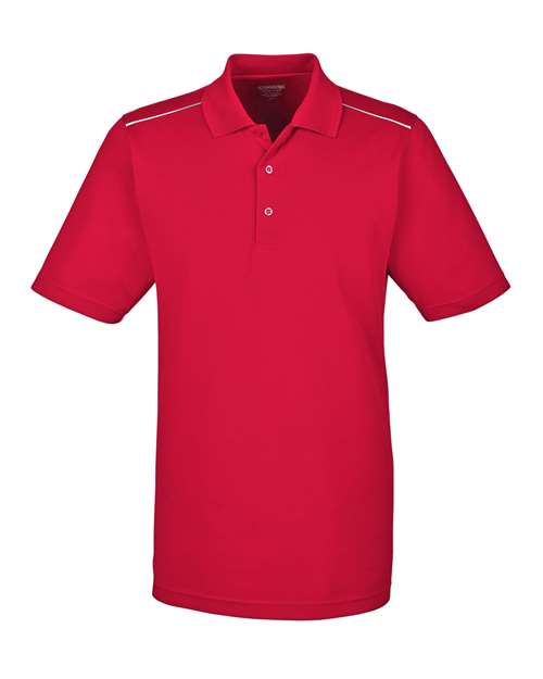 CORE365 88181R Men's Radiant Performance Piqué Polo with Reflective Piping