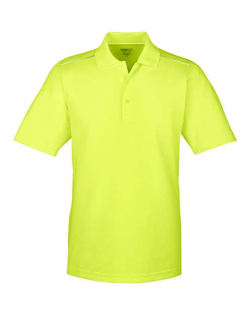 CORE365 88181R Men's Radiant Performance Piqué Polo with Reflective Piping