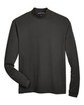 Devon & Jones D420 Unisex Sueded Jersey Mock Neck T-Shirt