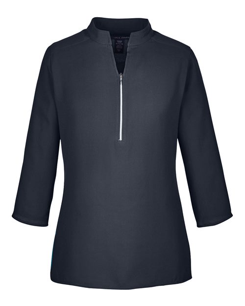 Devon & Jones DP611W Women's Perfect Fit™  Three-Quarter Sleeve Crepe Tunic