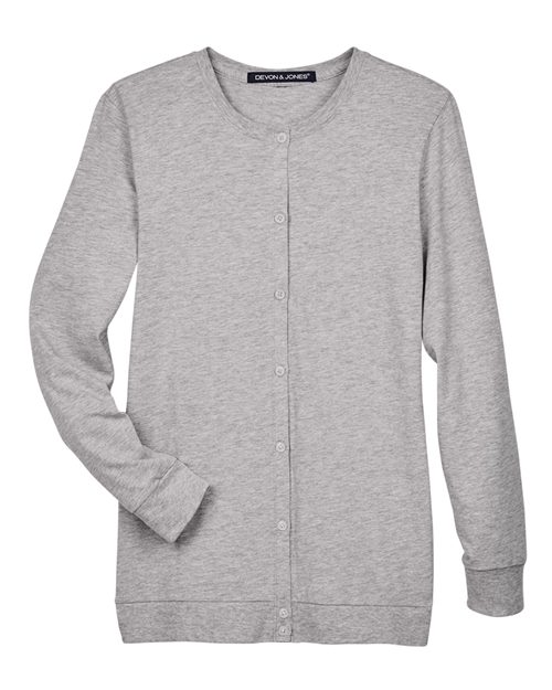 Devon & Jones DP181W Women's Perfect Fit™ Ribbon Cardigan