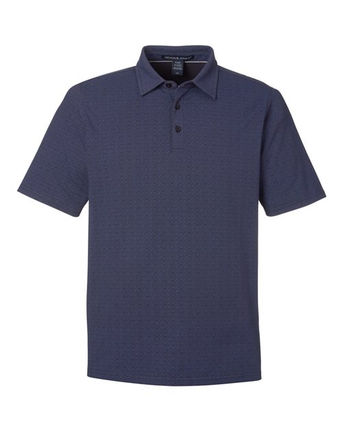 Devon & Jones DG101 Men's Crownlux Performance® Geo Polo