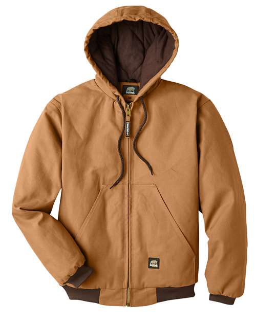 Berne Apparel HJ51T Men's Tall Highland Washed Cotton Duck Hooded Jacket