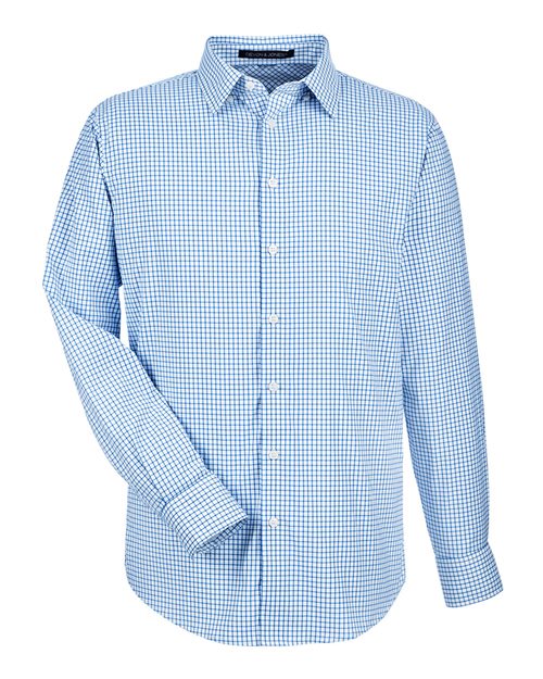 Devon & Jones DG540 Men's CrownLux Performance® Micro Windowpane Woven Dress Shirt