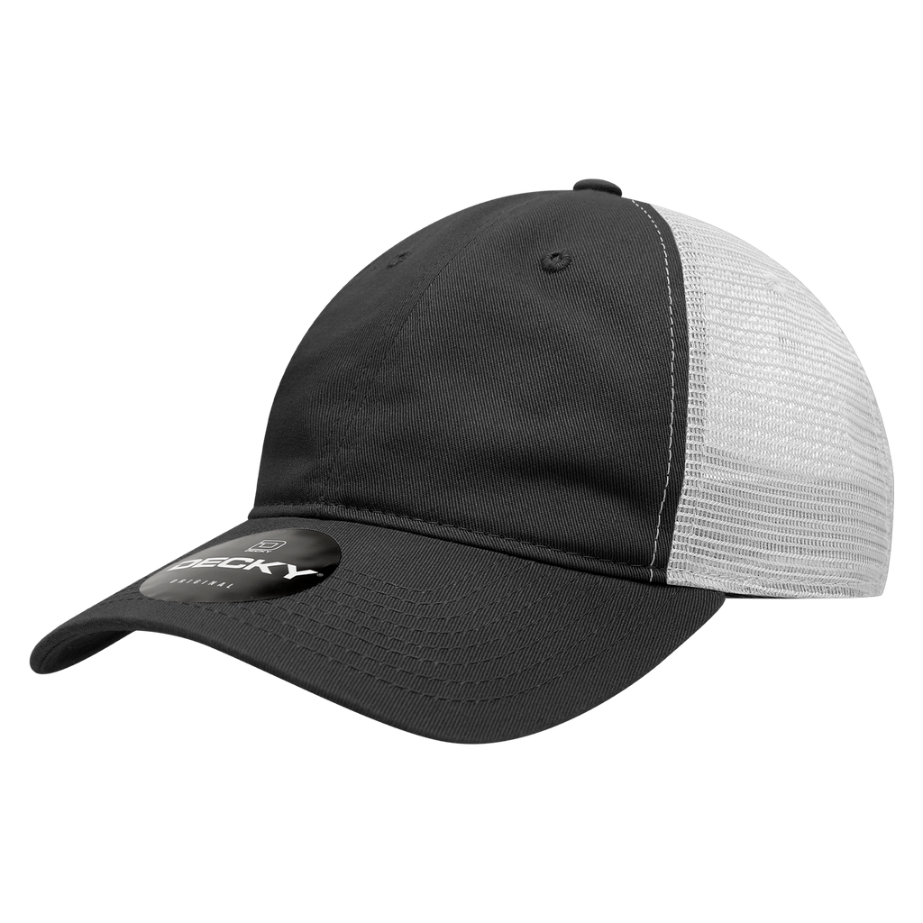 Decky 120 6 Panel Low Profile Relaxed Cotton Trucker