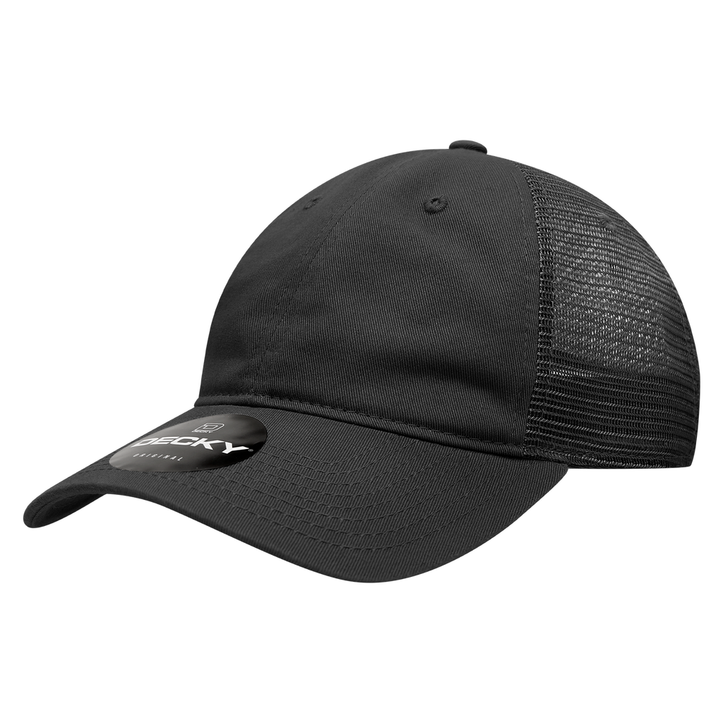 Decky 120 6 Panel Low Profile Relaxed Cotton Trucker