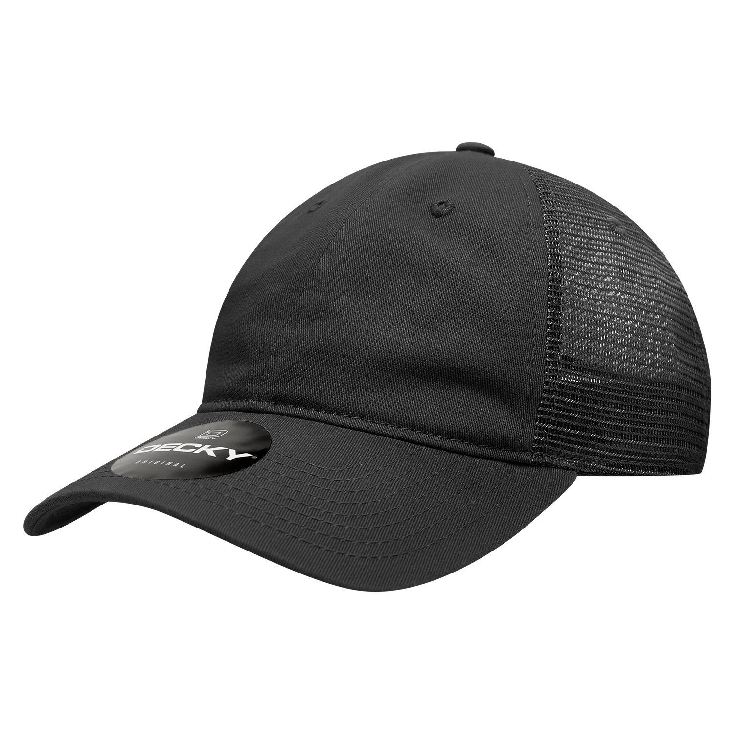Decky 120 6 Panel Low Profile Relaxed Cotton Trucker