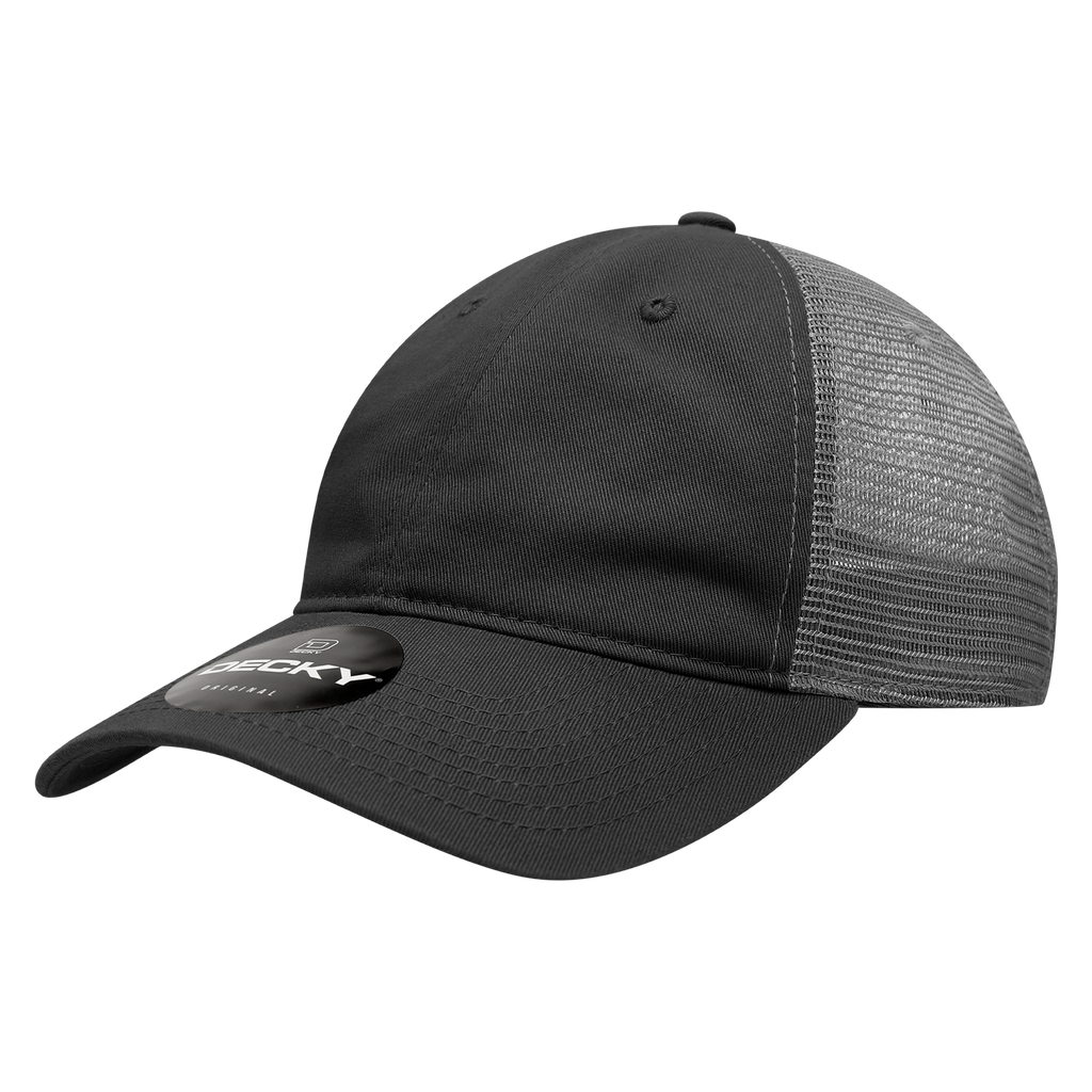 Decky 120 6 Panel Low Profile Relaxed Cotton Trucker