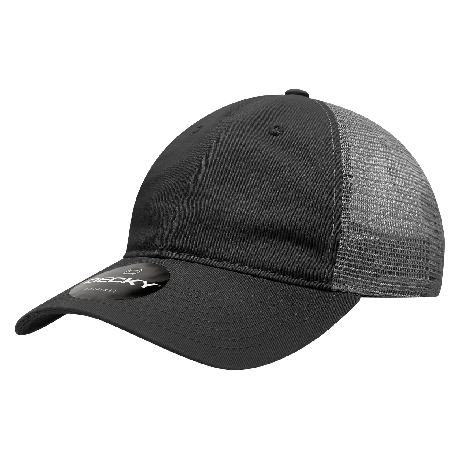 Decky 120 6 Panel Low Profile Relaxed Cotton Trucker