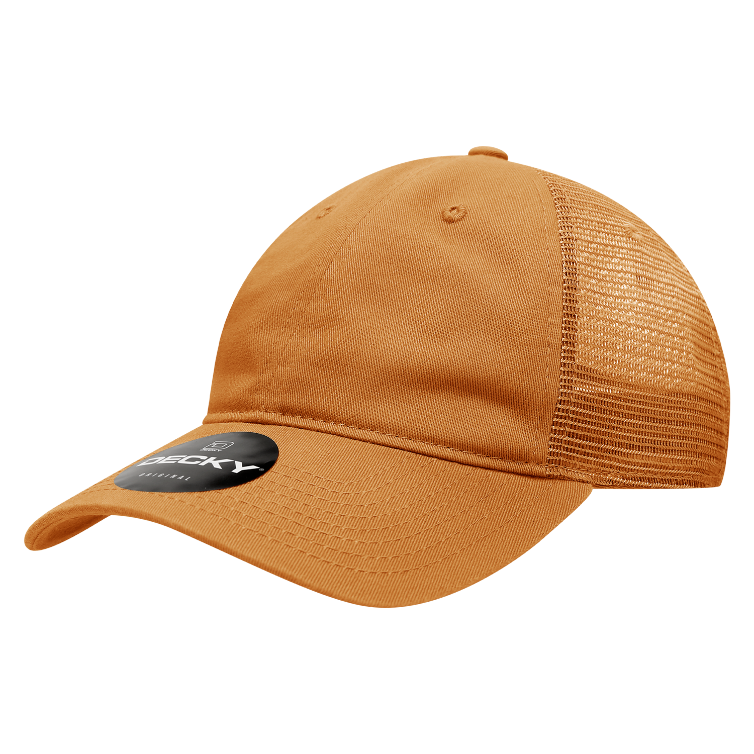 Decky 120 6 Panel Low Profile Relaxed Cotton Trucker