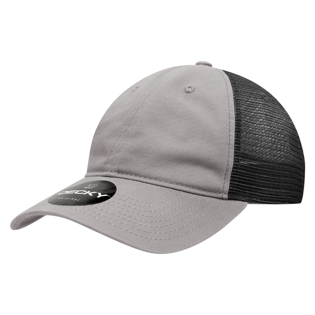 Decky 120 6 Panel Low Profile Relaxed Cotton Trucker