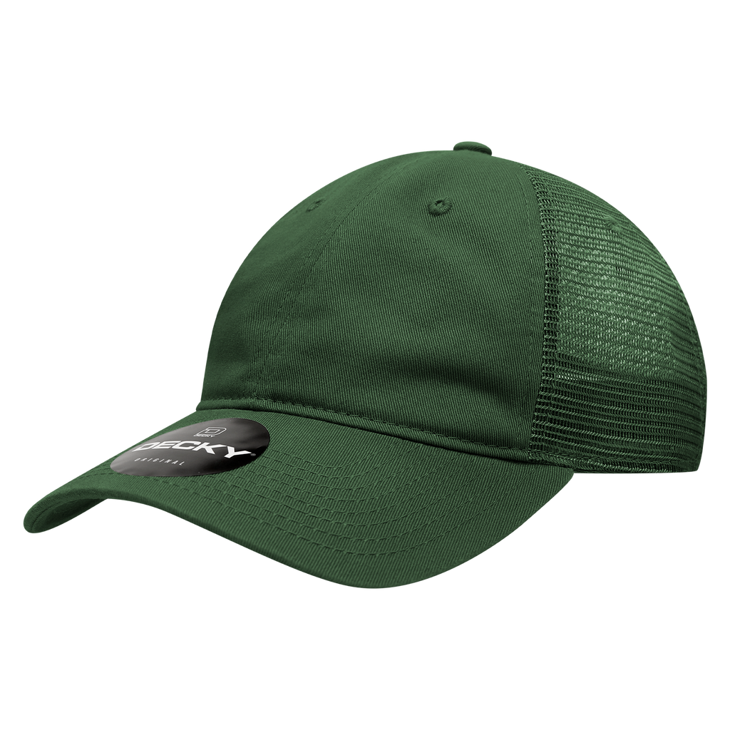 Decky 120 6 Panel Low Profile Relaxed Cotton Trucker