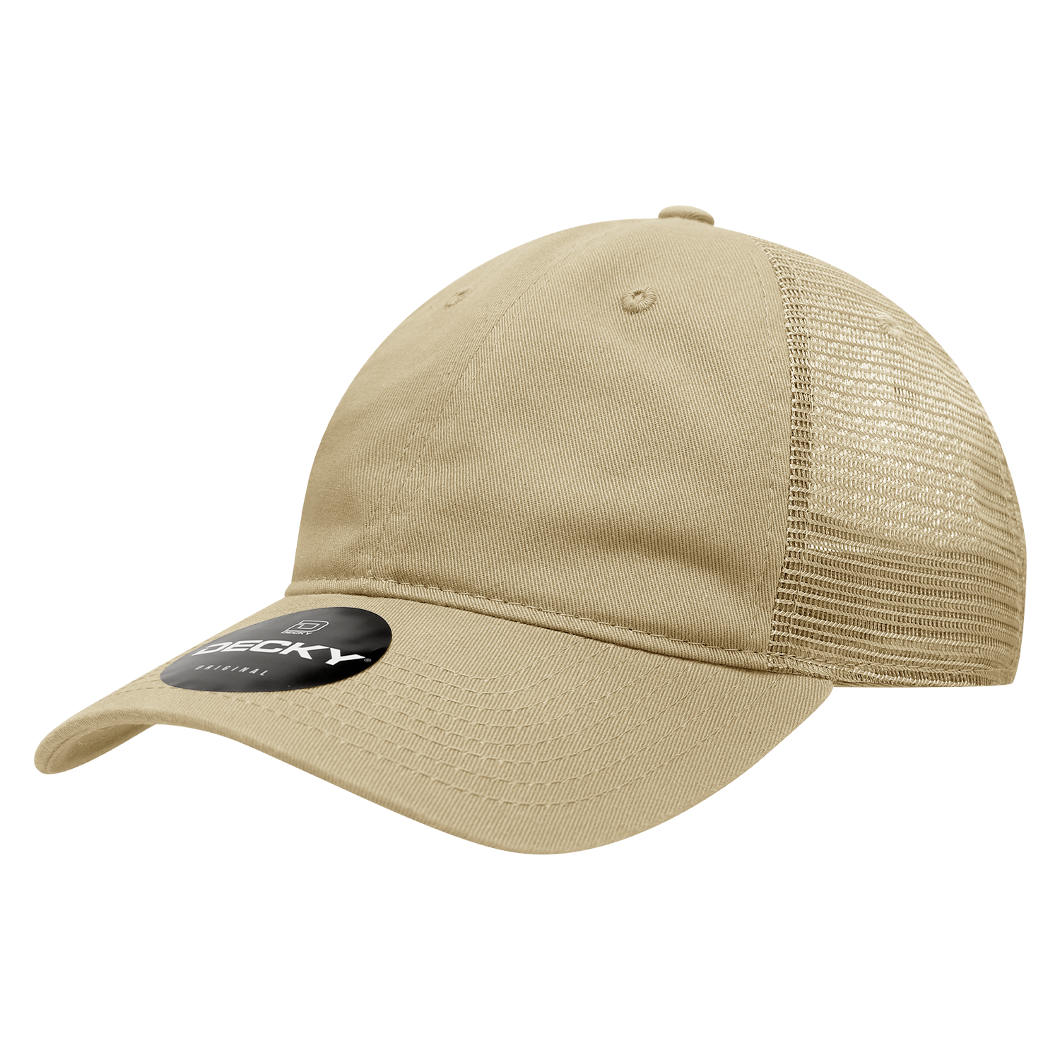 Decky 120 6 Panel Low Profile Relaxed Cotton Trucker