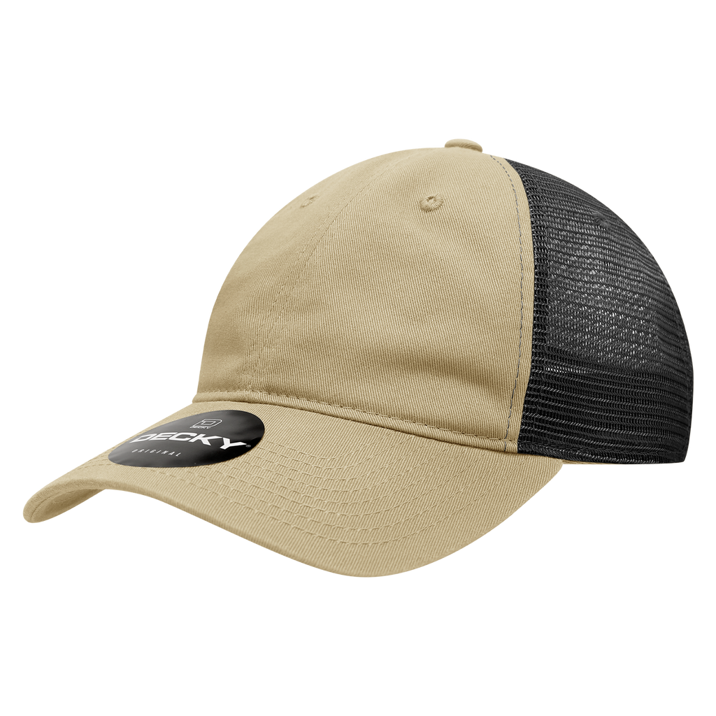 Decky 120 6 Panel Low Profile Relaxed Cotton Trucker