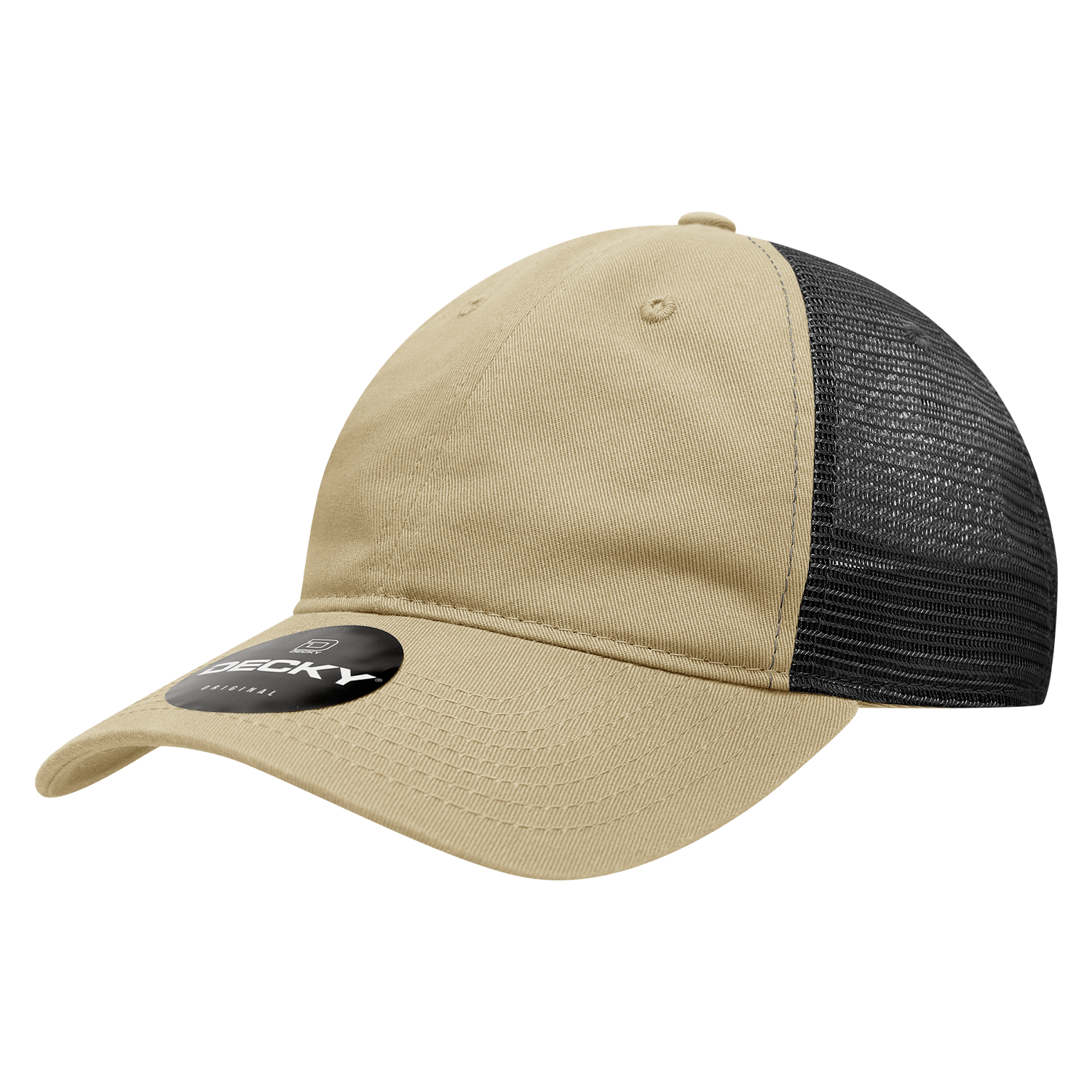 Decky 120 6 Panel Low Profile Relaxed Cotton Trucker