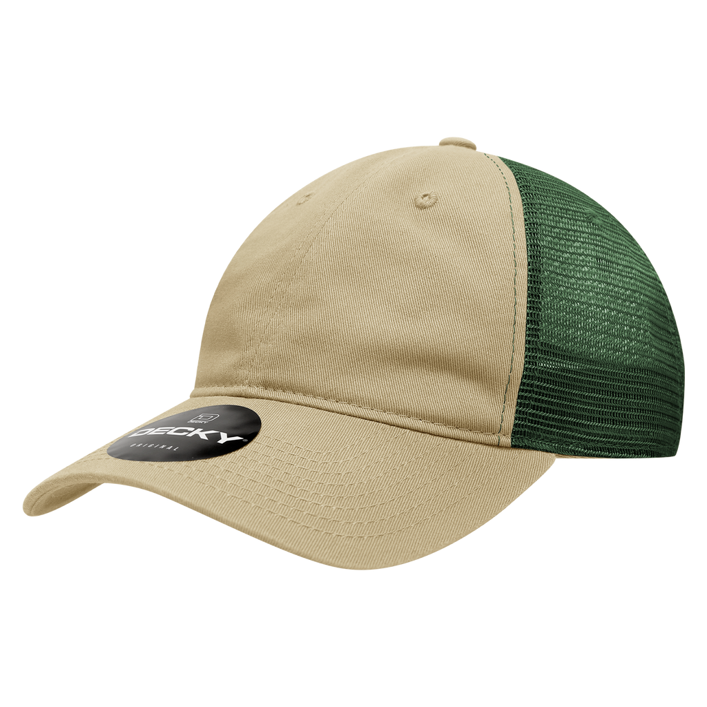 Decky 120 6 Panel Low Profile Relaxed Cotton Trucker