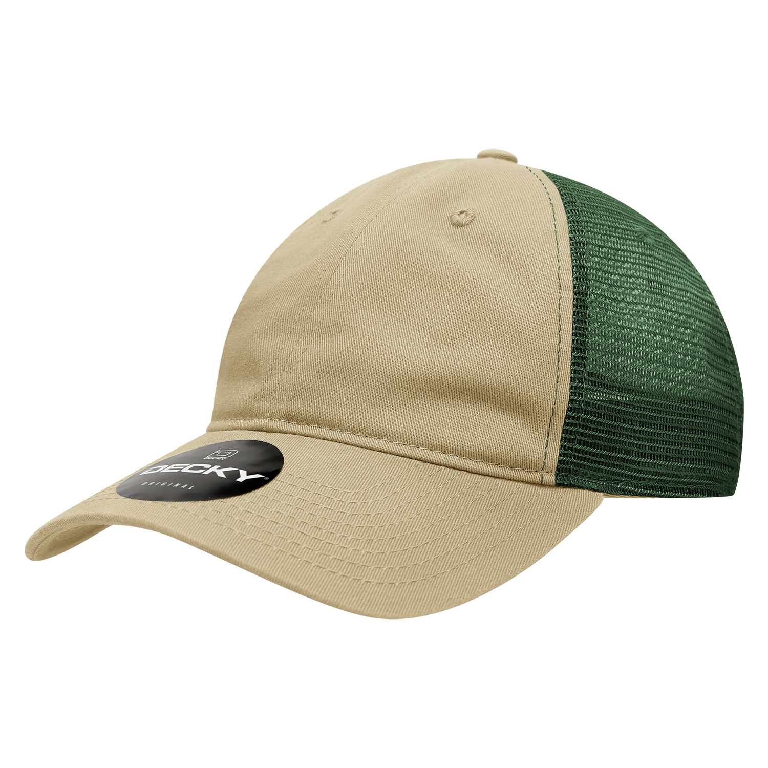 Decky 120 6 Panel Low Profile Relaxed Cotton Trucker