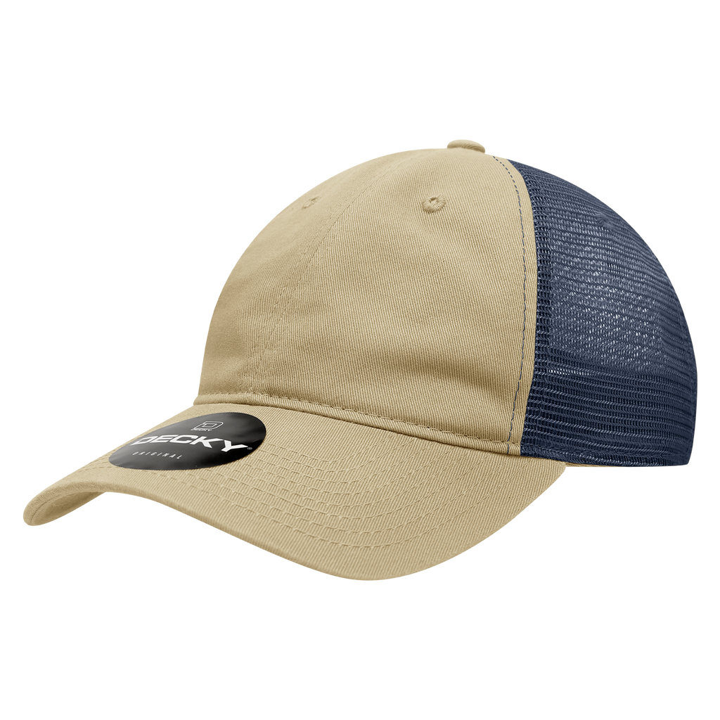 Decky 120 6 Panel Low Profile Relaxed Cotton Trucker