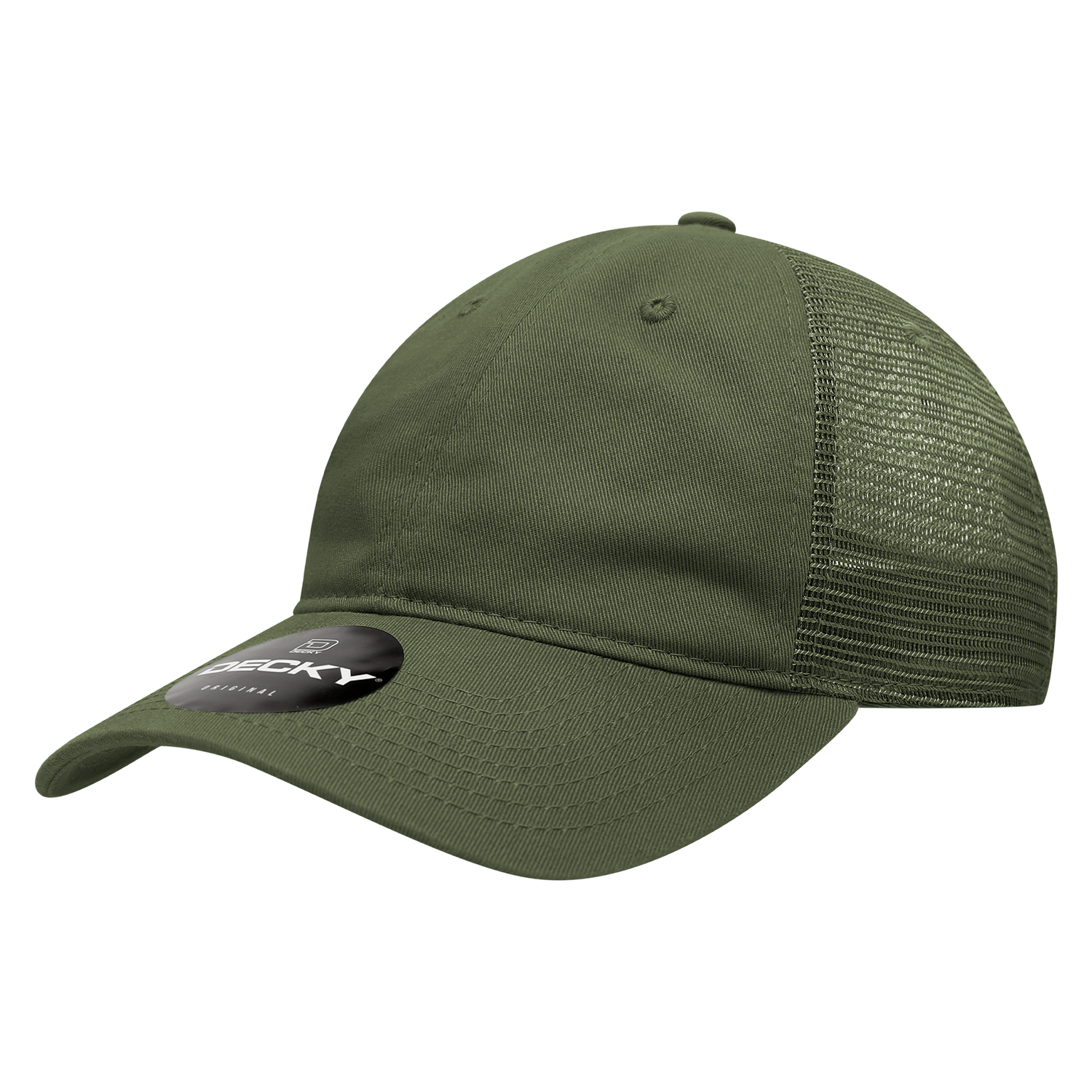 Decky 120 6 Panel Low Profile Relaxed Cotton Trucker