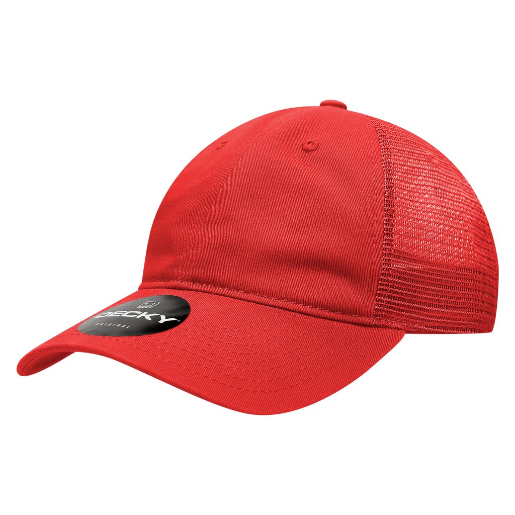 Decky 120 6 Panel Low Profile Relaxed Cotton Trucker