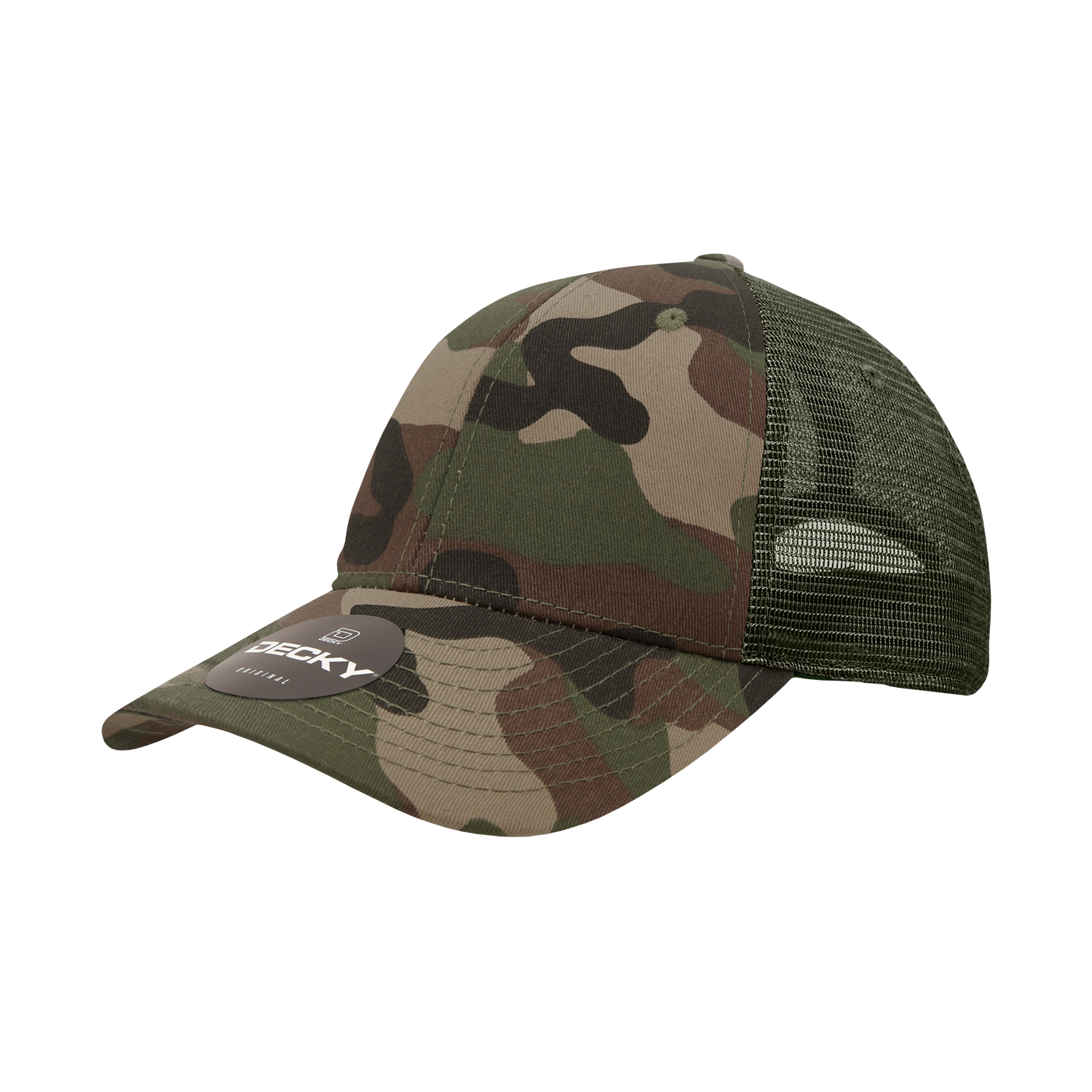 Decky 120 6 Panel Low Profile Relaxed Cotton Trucker