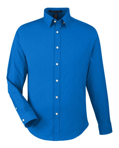 Devon & Jones DG505 Men's CrownLux Performance® Spencer Poplin Dress Shirt