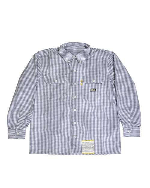 Berne Apparel FRSH21 Men's Flame-Resistant Down Plaid Work Shirt