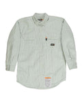 Berne Apparel FRSH21T Men's Tall Flame-Resistant Down Plaid Work Shirt