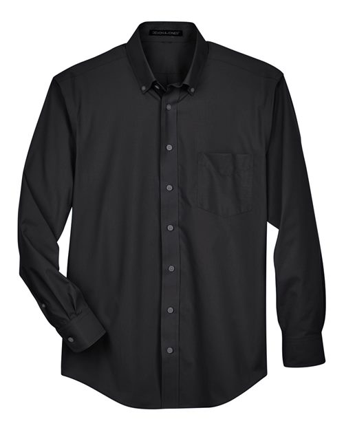 Devon & Jones D620T Men's Tall Crown Collection® Broadcloth Woven Dress Shirt