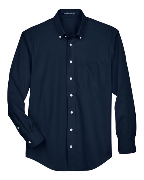 Devon & Jones D620T Men's Tall Crown Collection® Broadcloth Woven Dress Shirt