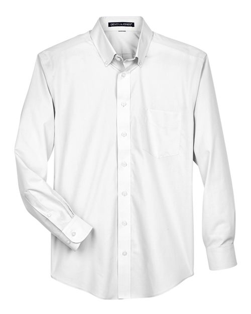 Devon & Jones D620T Men's Tall Crown Collection® Broadcloth Woven Dress Shirt