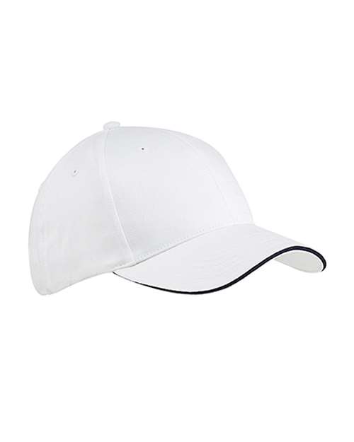 Big Accessories BX004 Brushed Twill Sandwich Cap