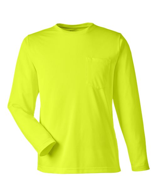 Harriton M118L Unisex Charge Snag and Soil Protect Long Sleeve T-Shirt