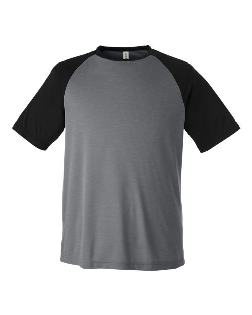 Team 365 TT62 Unisex Zone Colorblock Raglan T-Shirt