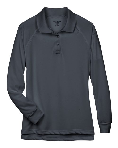 Harriton M211LW Women's Advantage Long Sleeve Tactical Polo
