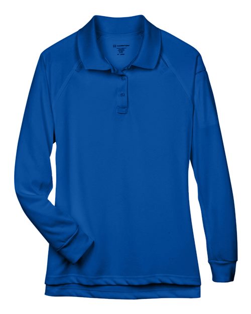 Harriton M211LW Women's Advantage Long Sleeve Tactical Polo